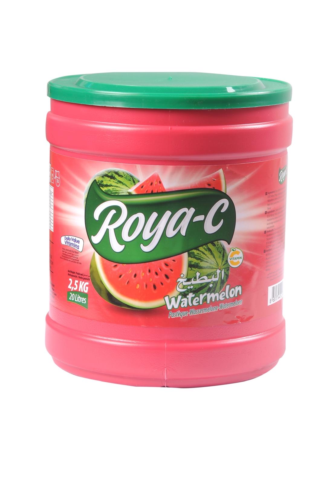 Roya-C Watermelon Instant Drink 2.5kg x 6