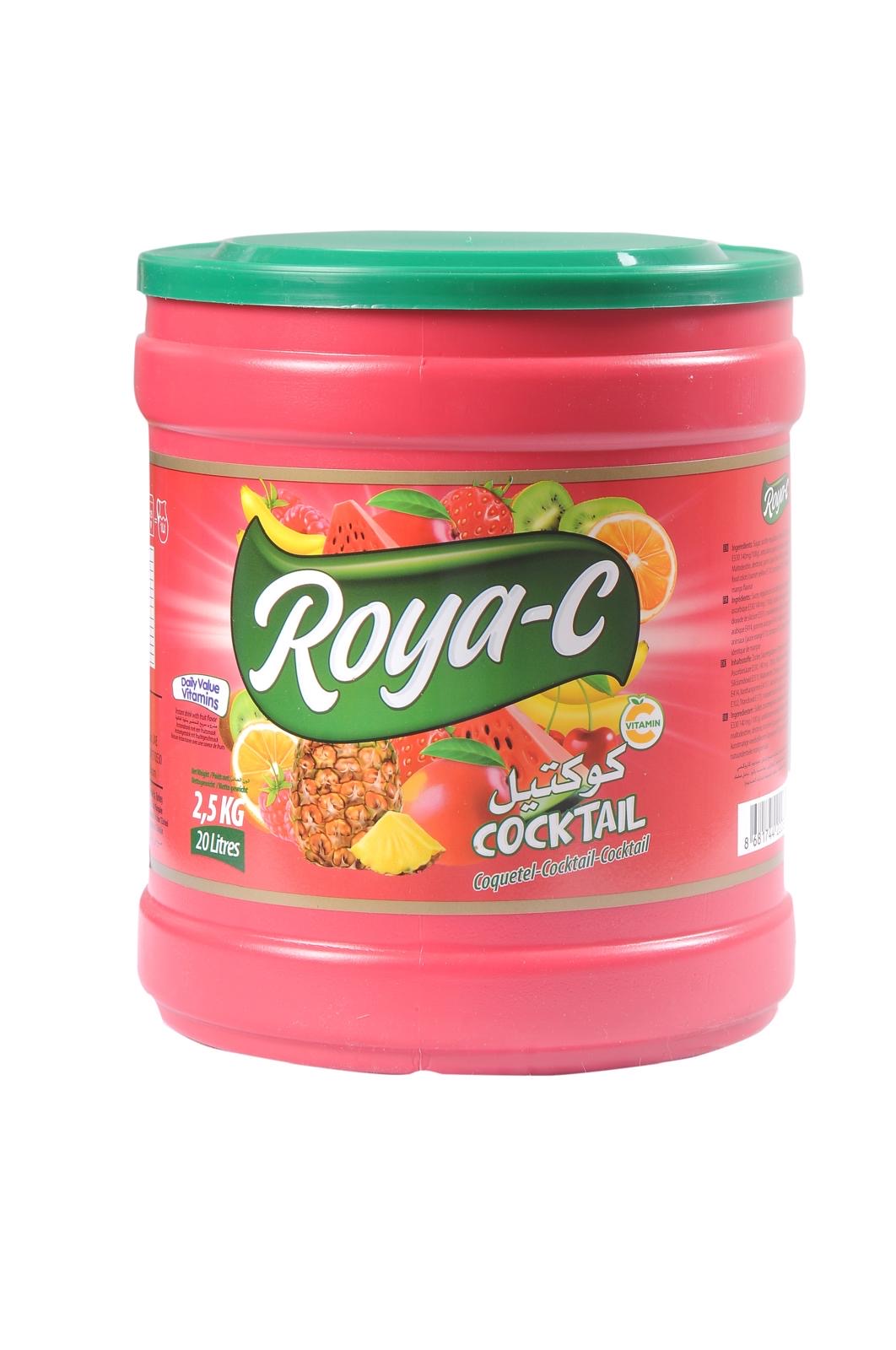 Roya-C Cocktail Instant Drink 2.5kg x 6