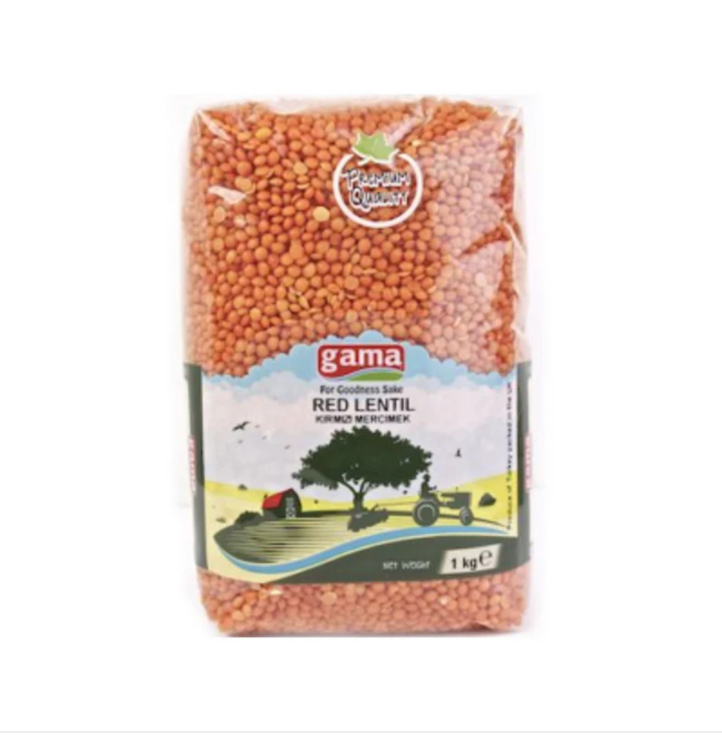 Gama Red Lentils Split 6 x 1kg