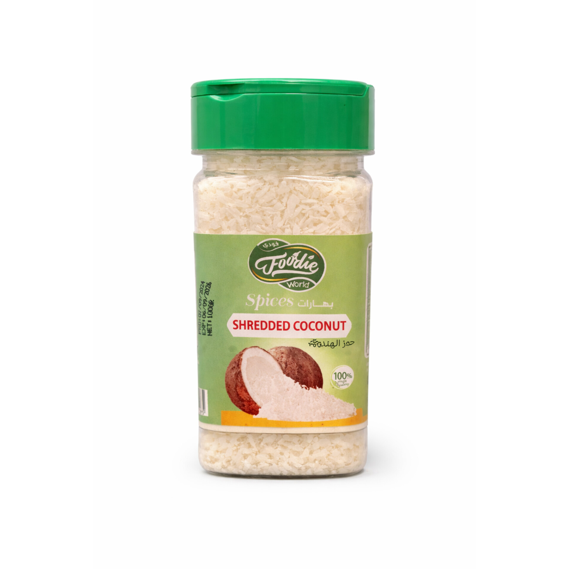 Foodie Spices Shredded Coconut 40g X 12