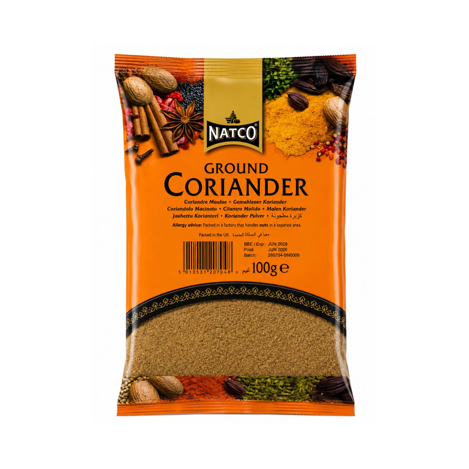 Natco Coriander Ground 100g X 20