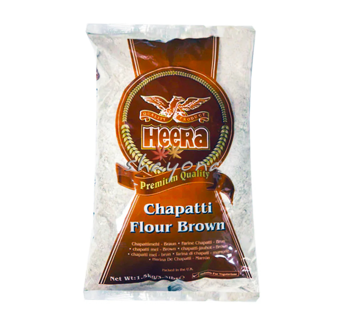 Heera Brown Chapatti Atta 1.5kg x 6