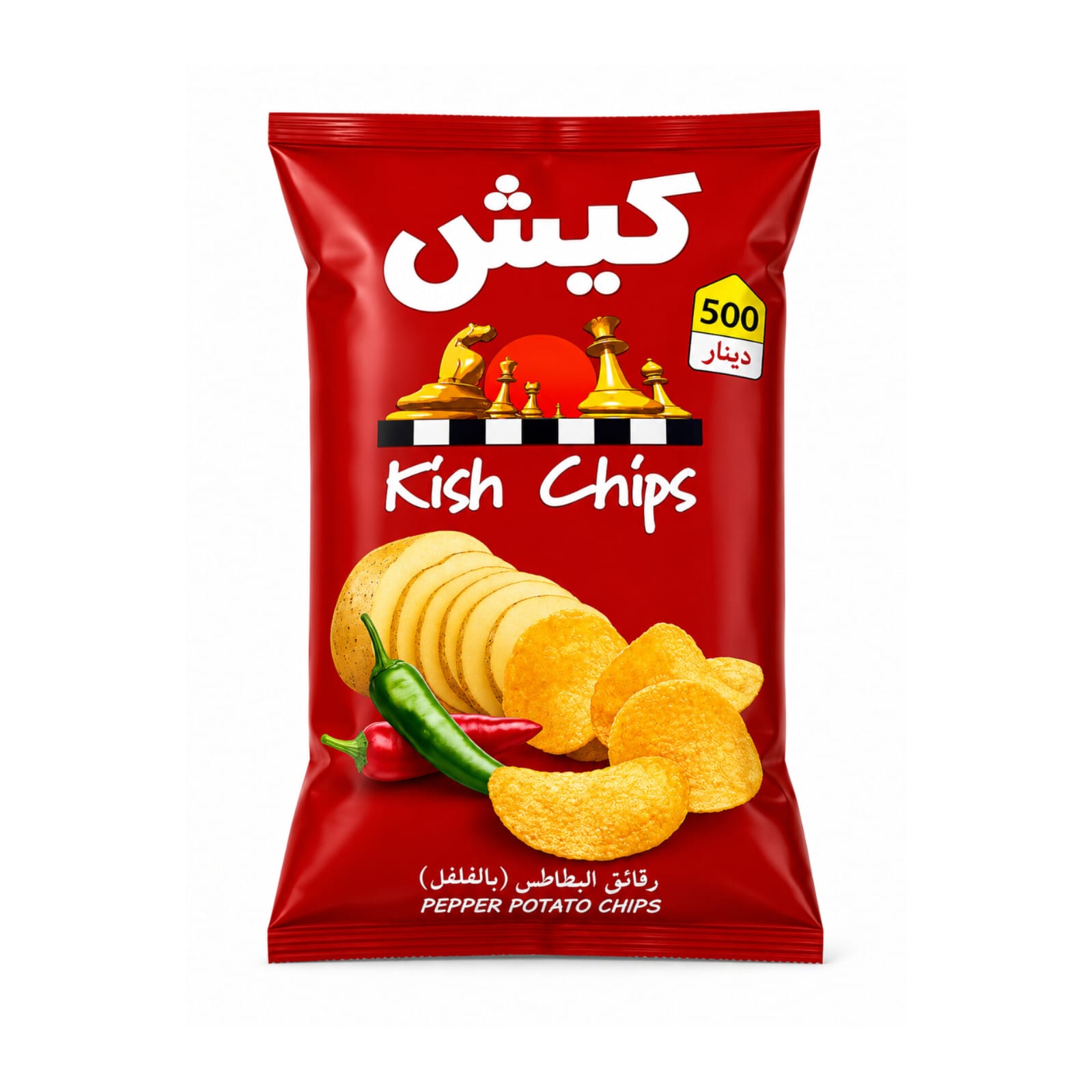 Kish Chips Pepper 50g X 24