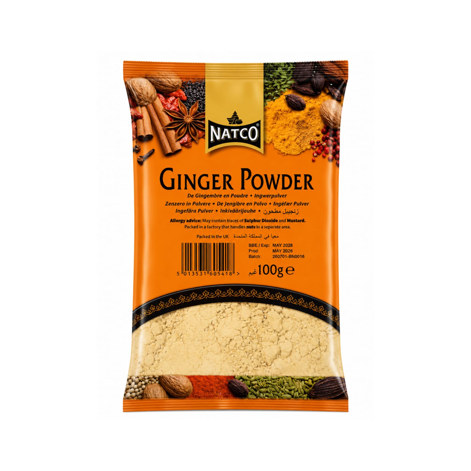 Natco Ginger Powder 100g X 20