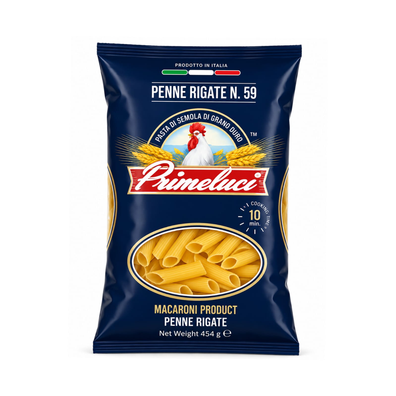Primeluci Macaroni No59 Penne 454g x 20