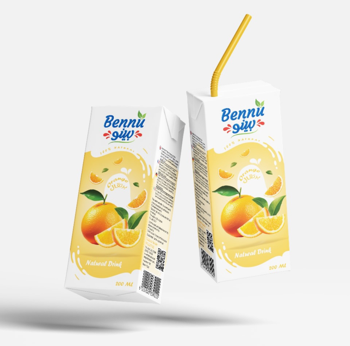 Bennu Orange Juice 200ml x 27