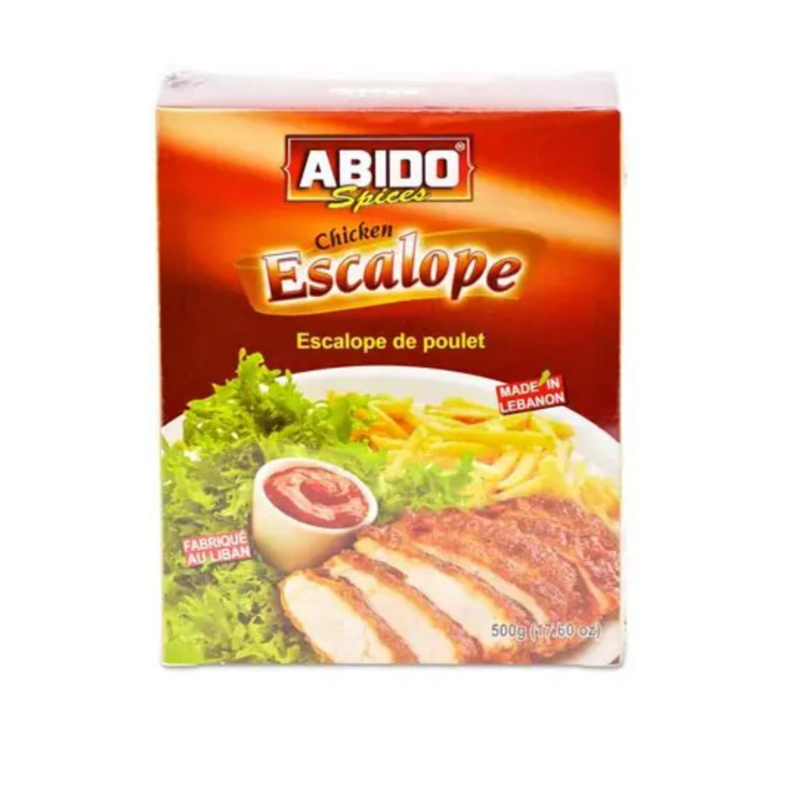 Abido Chicken Escalope  Breadcrumbs 500g X 10