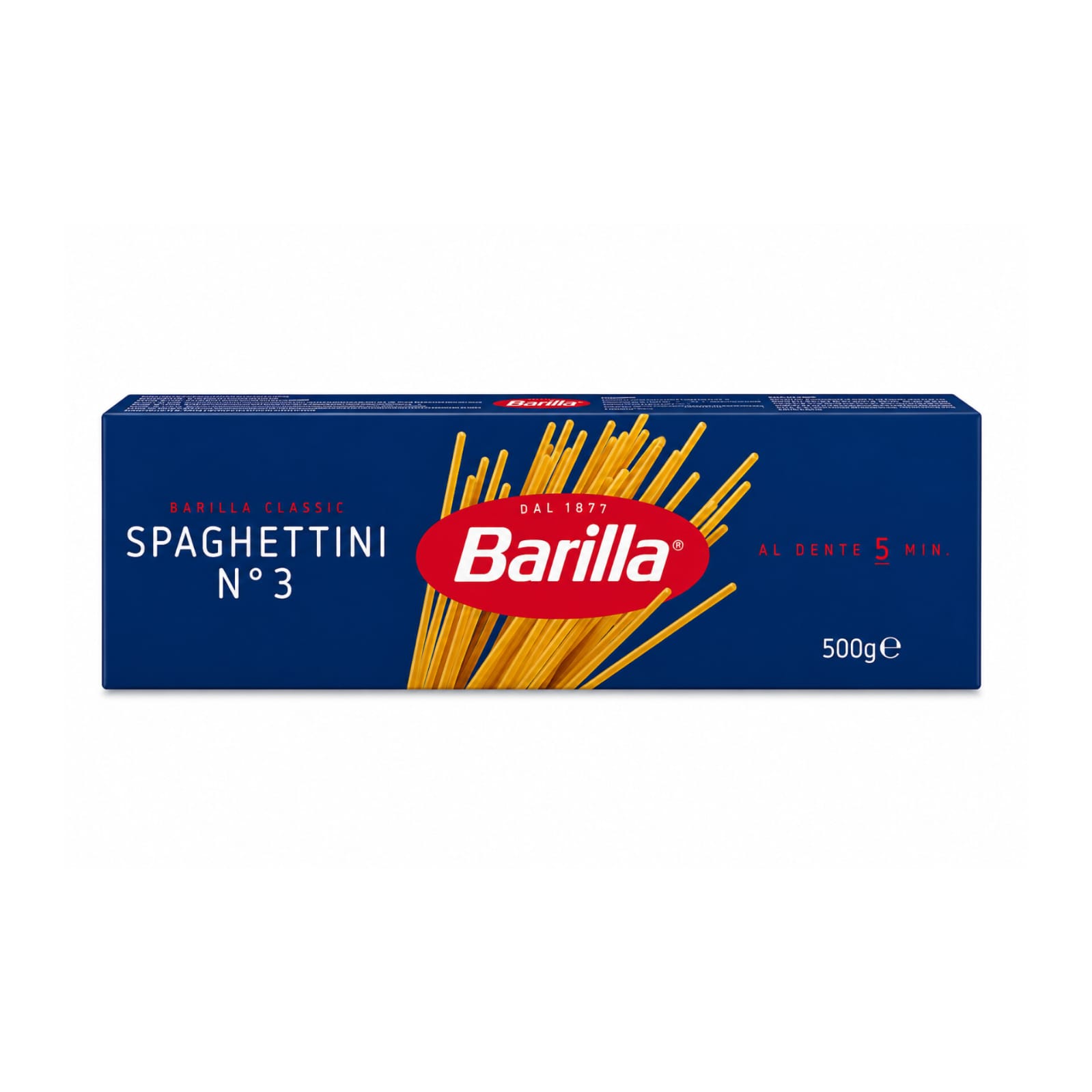 Pasta Barilla Spaghetti no3 500g X 24
