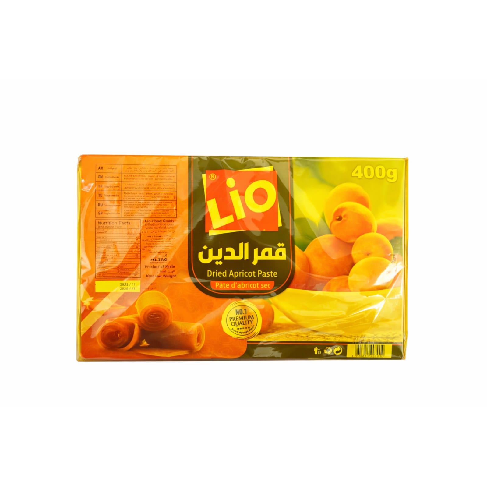 Lio Dried Apricote Paste 400g x 20