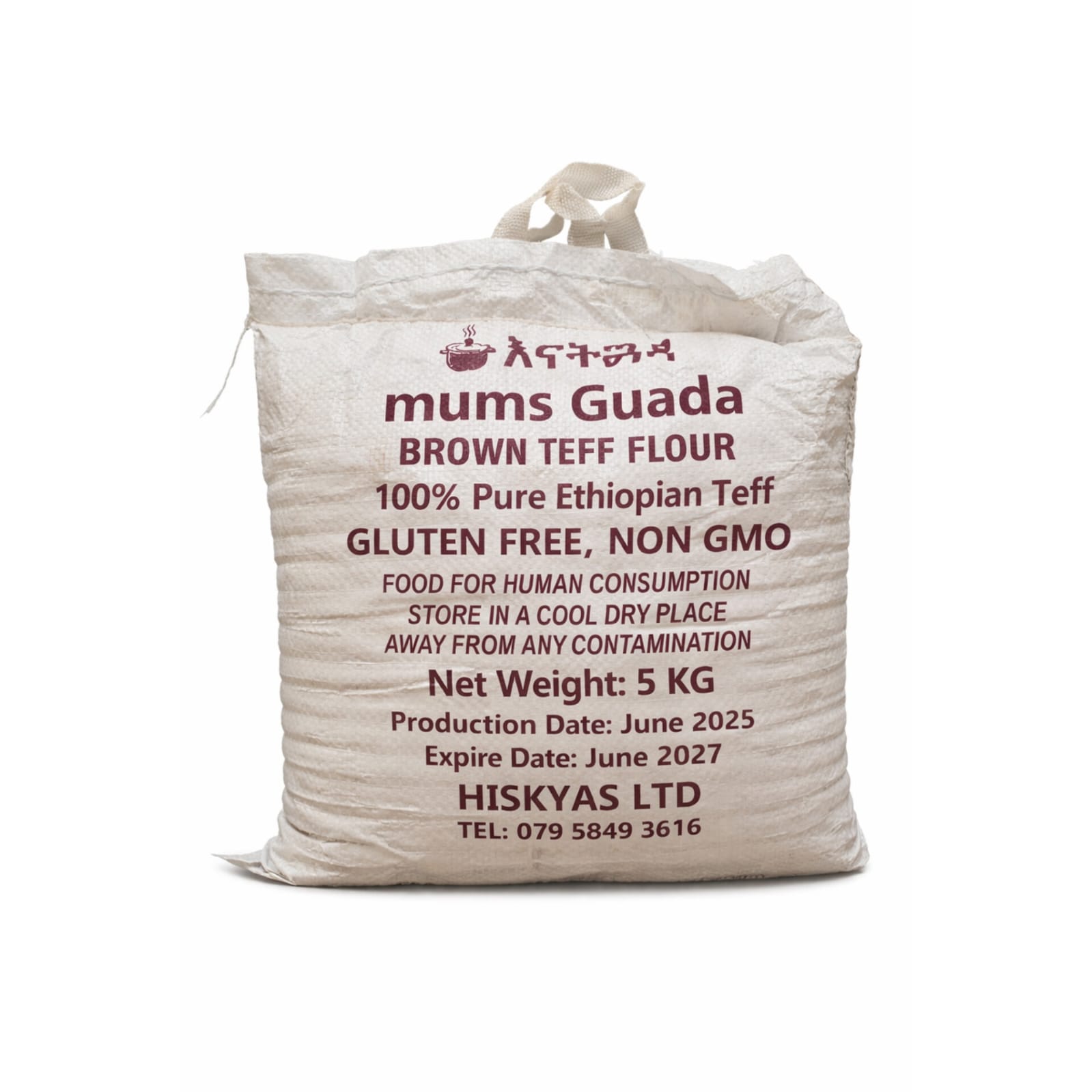 Brown Teff Flour 5Kg