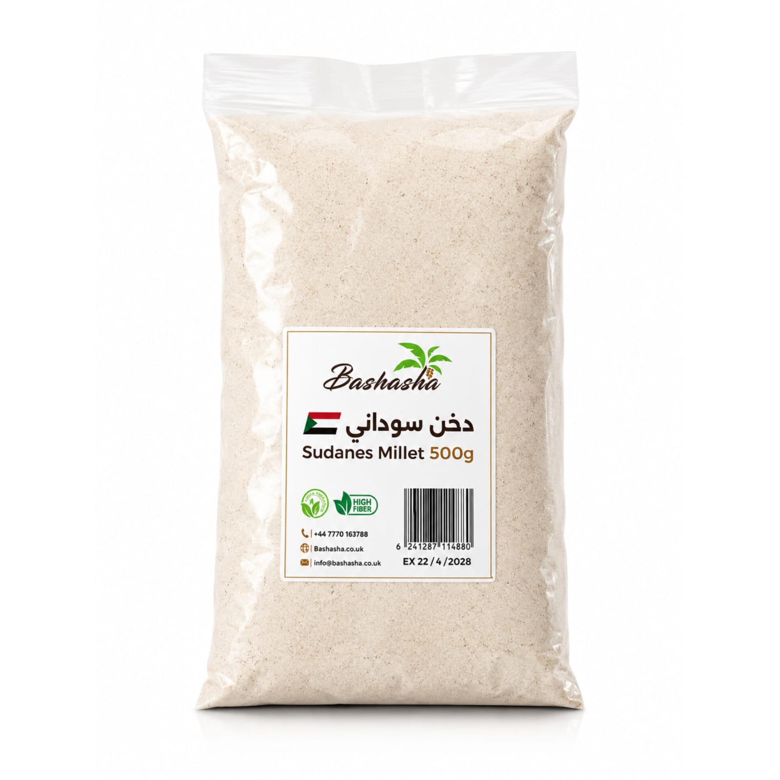 Bashasha Millet Flour 500g x 20