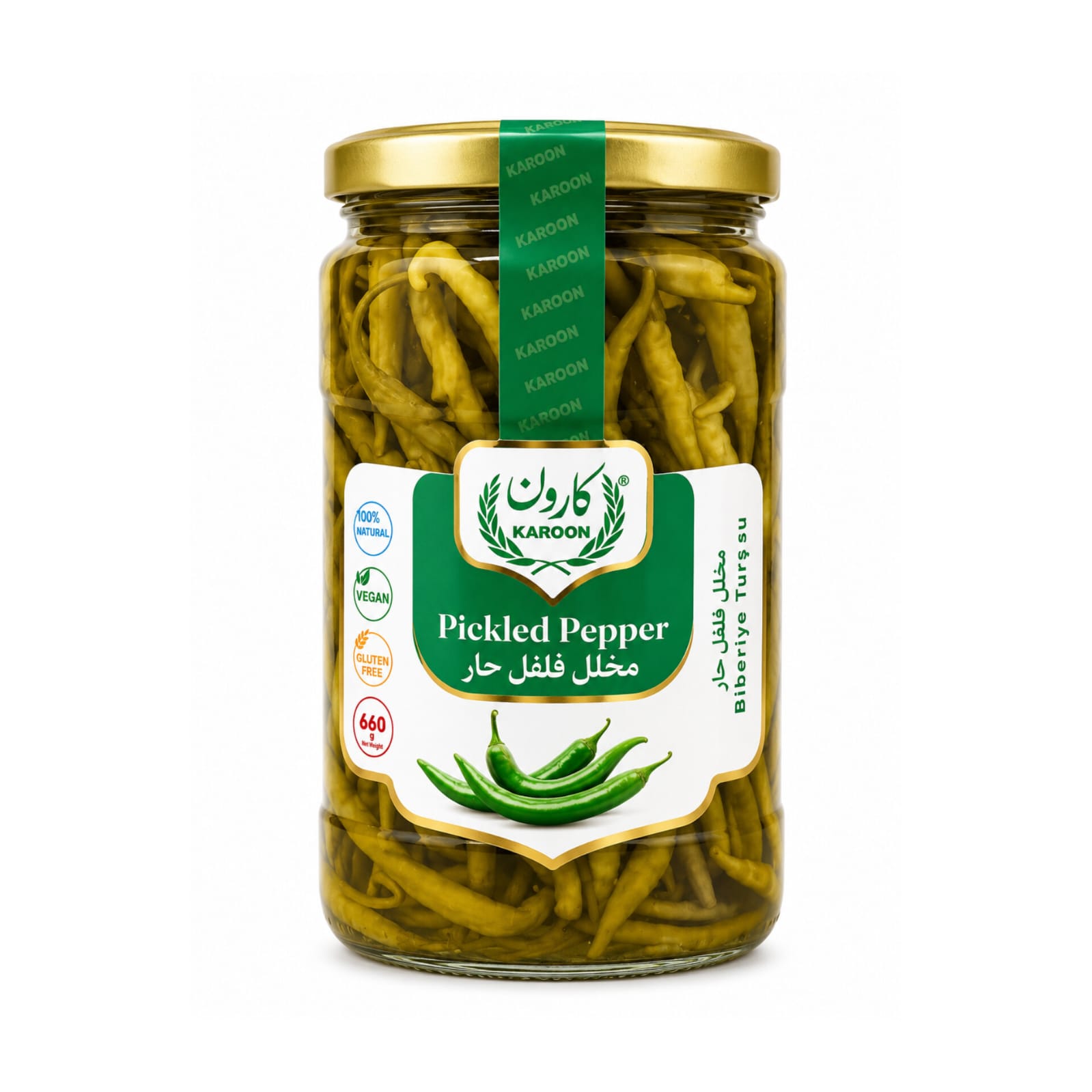 Karoon Pickled Pepper 660g X 12
