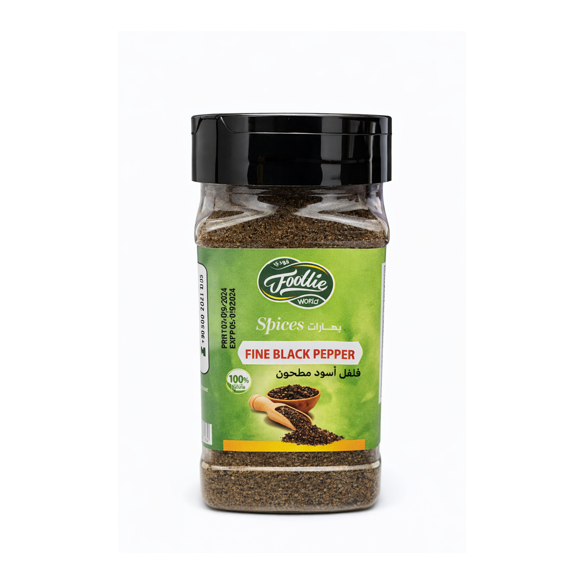 Foodie Spices Ground Black Pepper 150g X 12