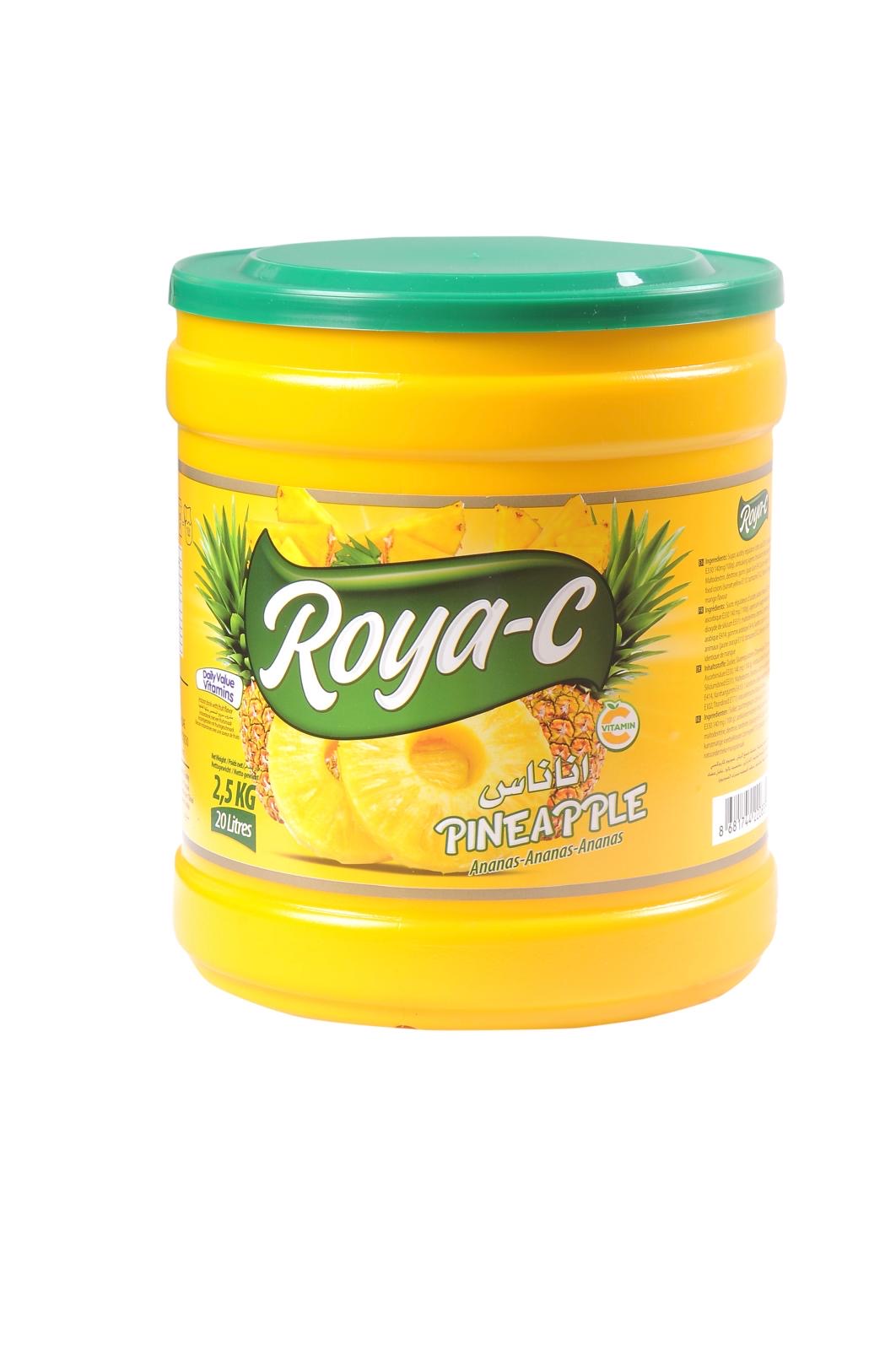 Roya-C Pineapple Instant Drink 2.5kg x 6