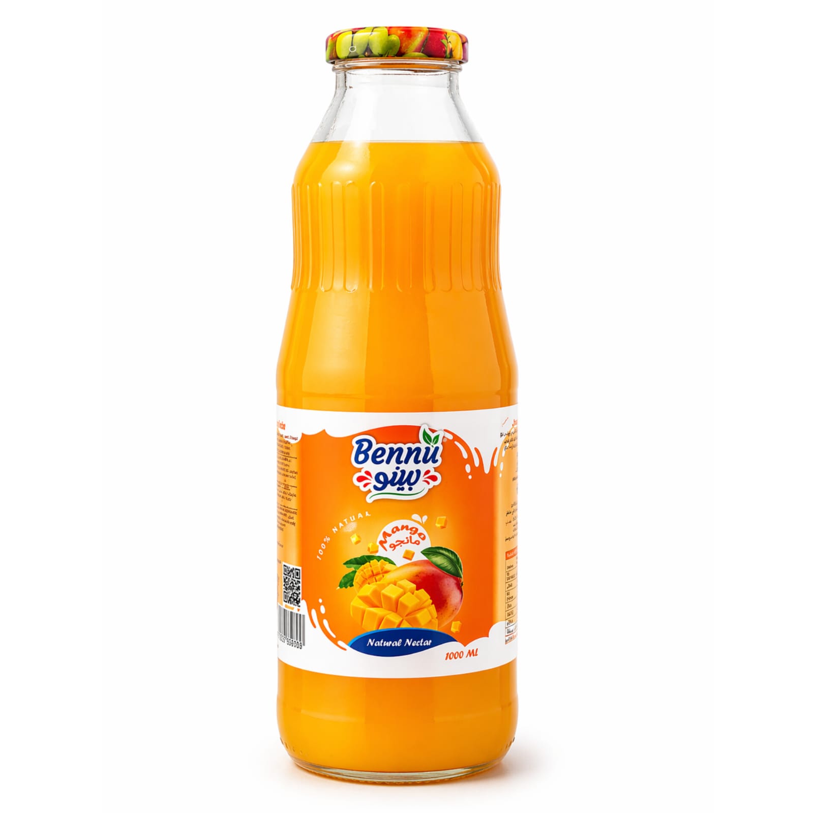 Bennu Mango Nectar Juice 1L x 6