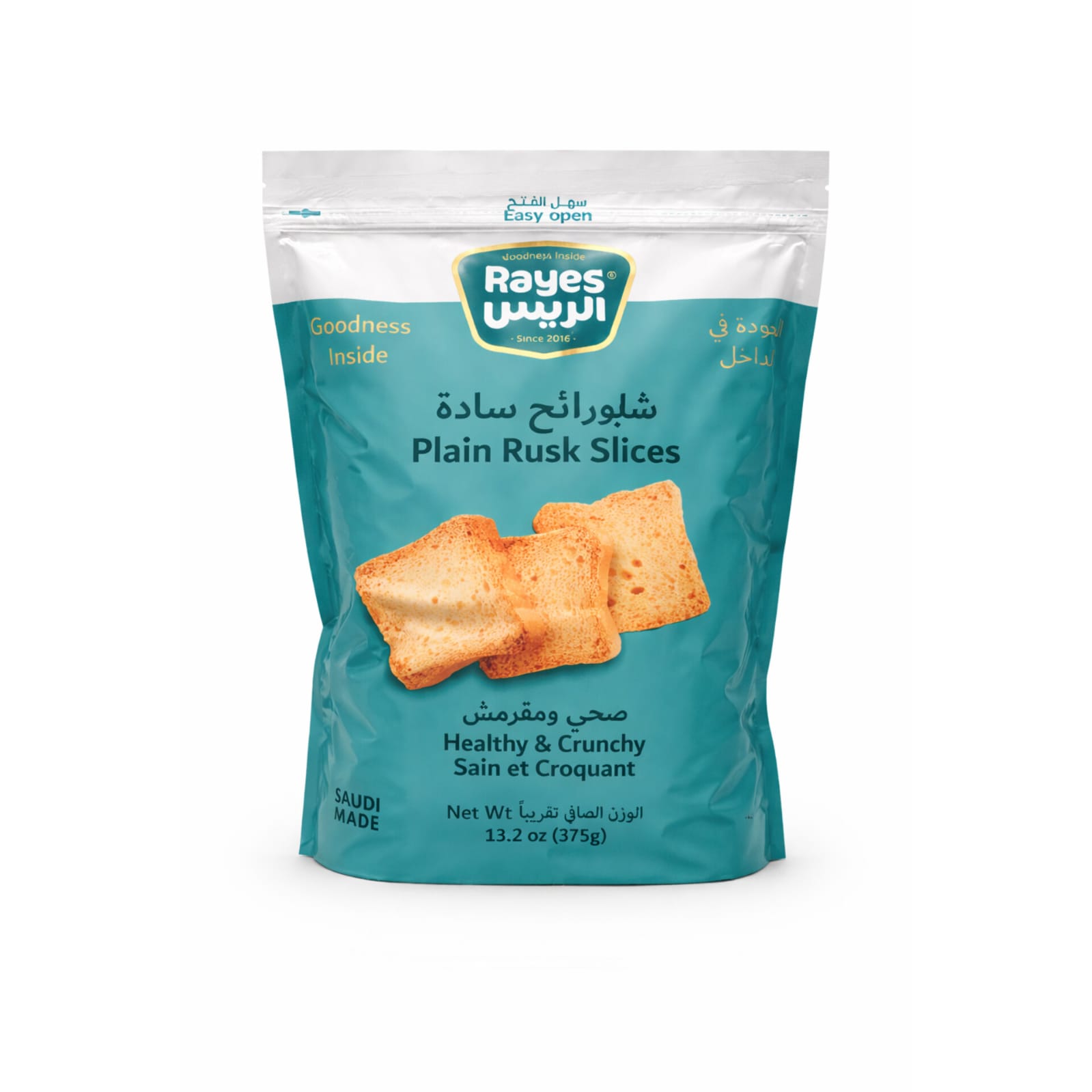 Rayes Plain Rusk Slices 375g X 10