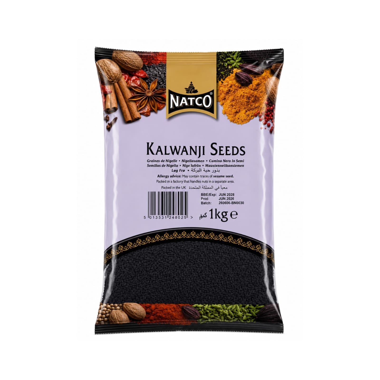 Natco Kalwanji Black Seeds 1kg X 6