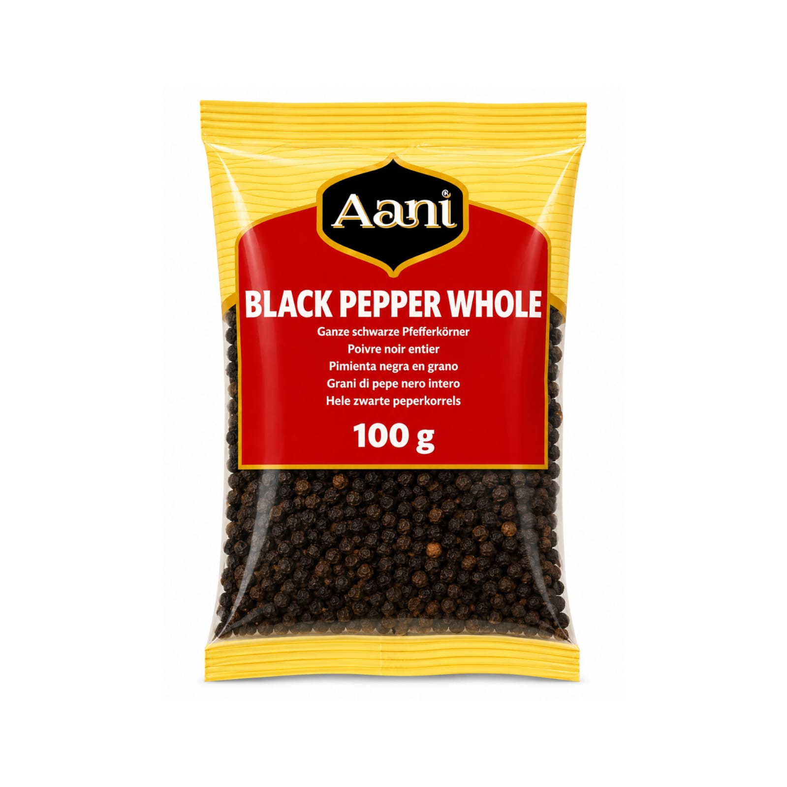 Aani Black Pepper Whole 100g X 20