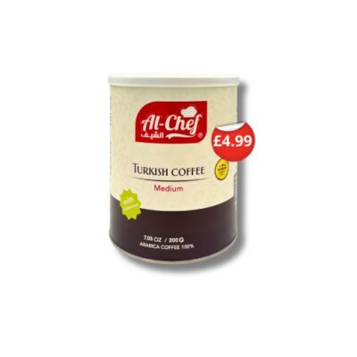 AL-Chef Turkish Coffee Medium 200g X 12