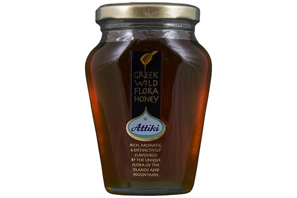 Attiki Greek Wild Flora Honey 455g X 6