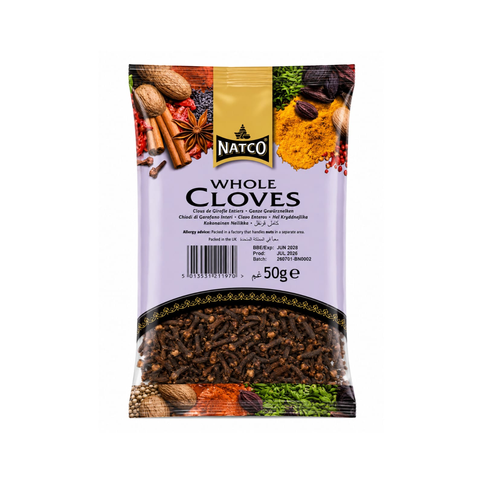 Natco Cloves Whole 50g X 20