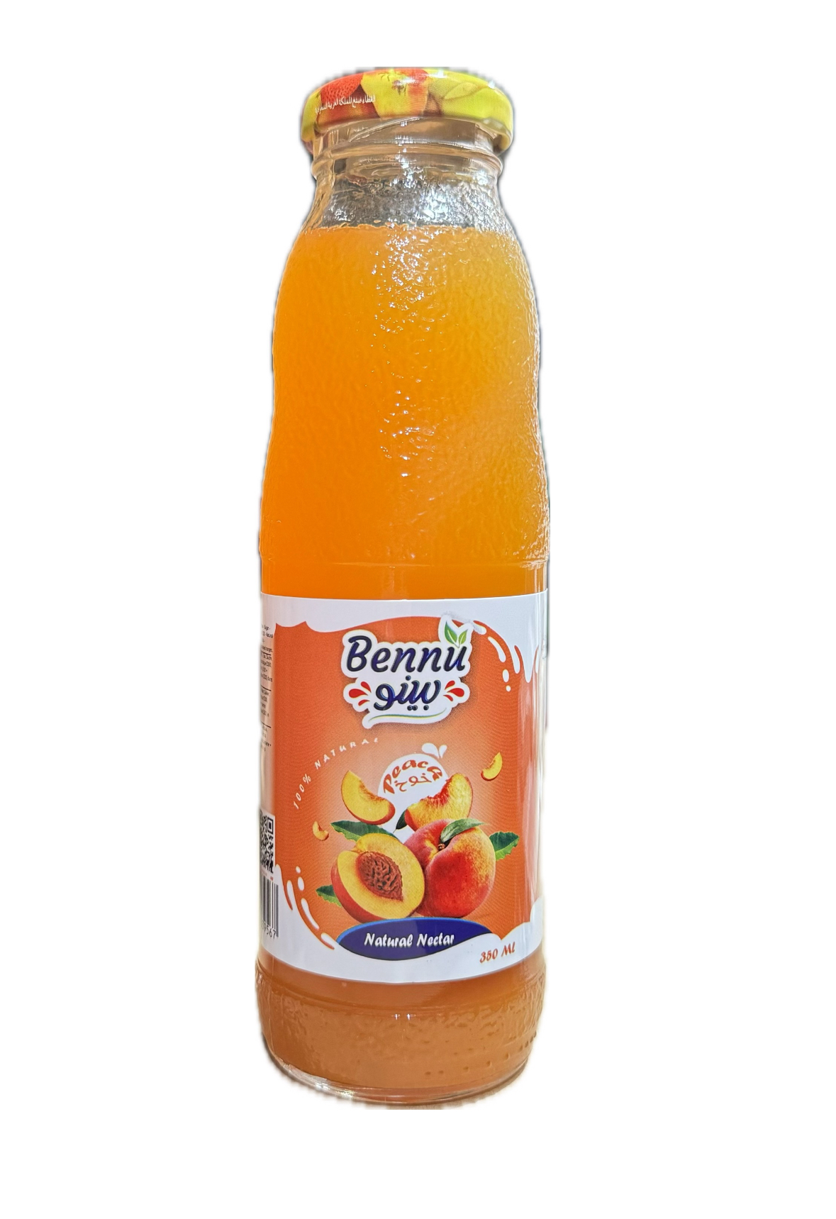 Bennu Peach Glass Juice 350ml x 24