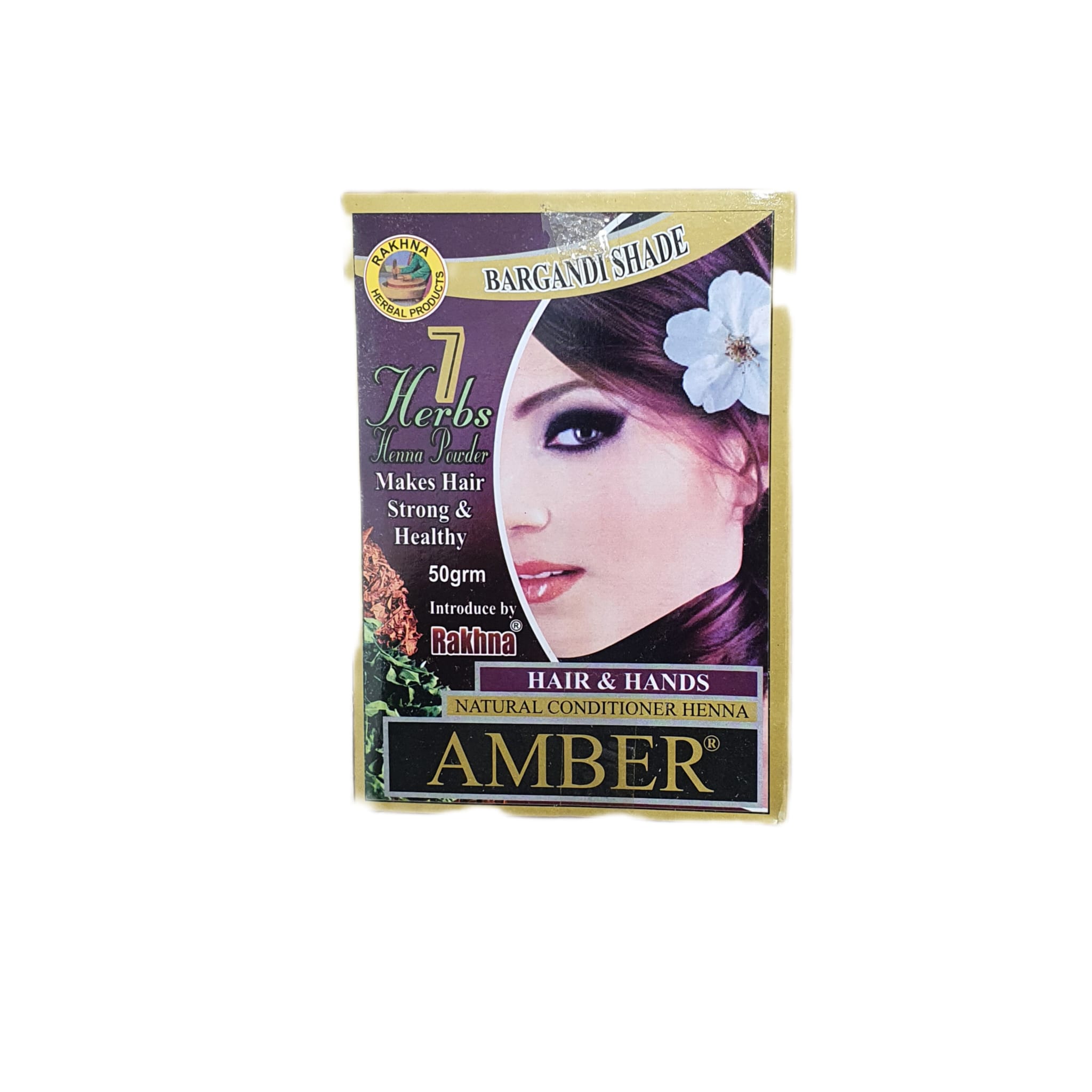 7 Herbs Henna Bargandi Shade  Shade 50g  X 12