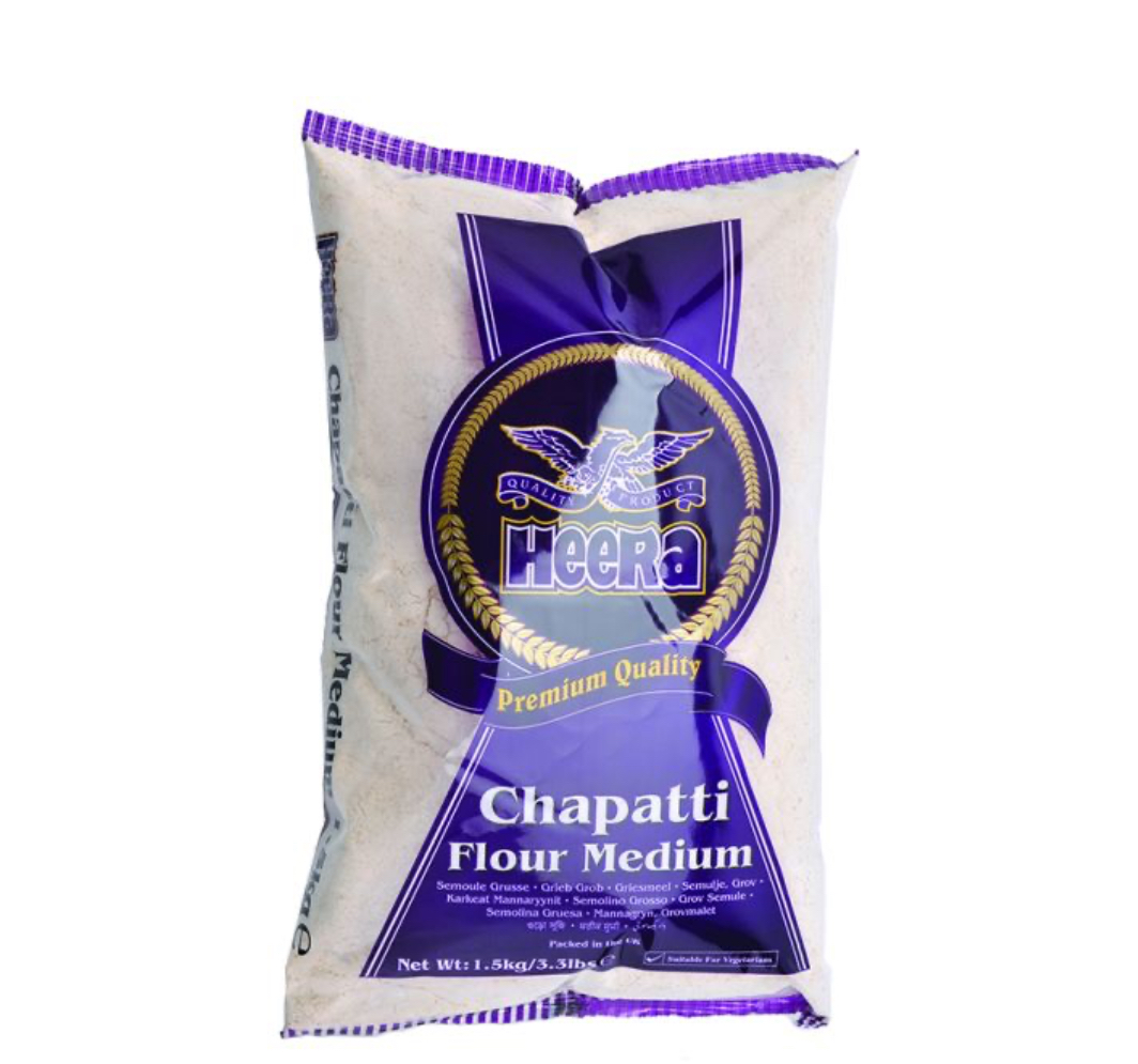 Heera Medium Chapatti Flour 1.5kg x 6