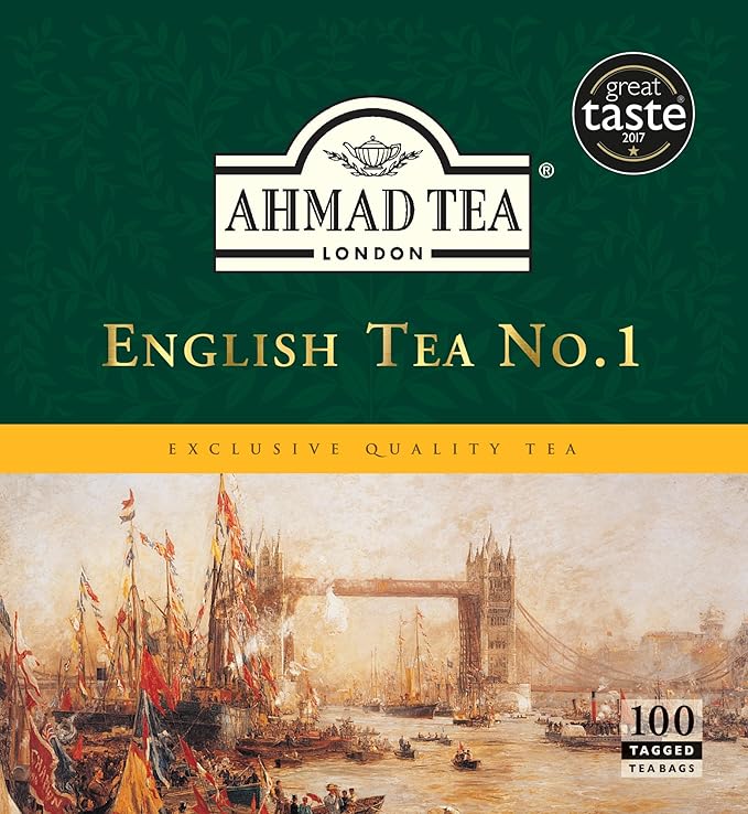 Ahmad Tea No.1 100 Tea Bags X12